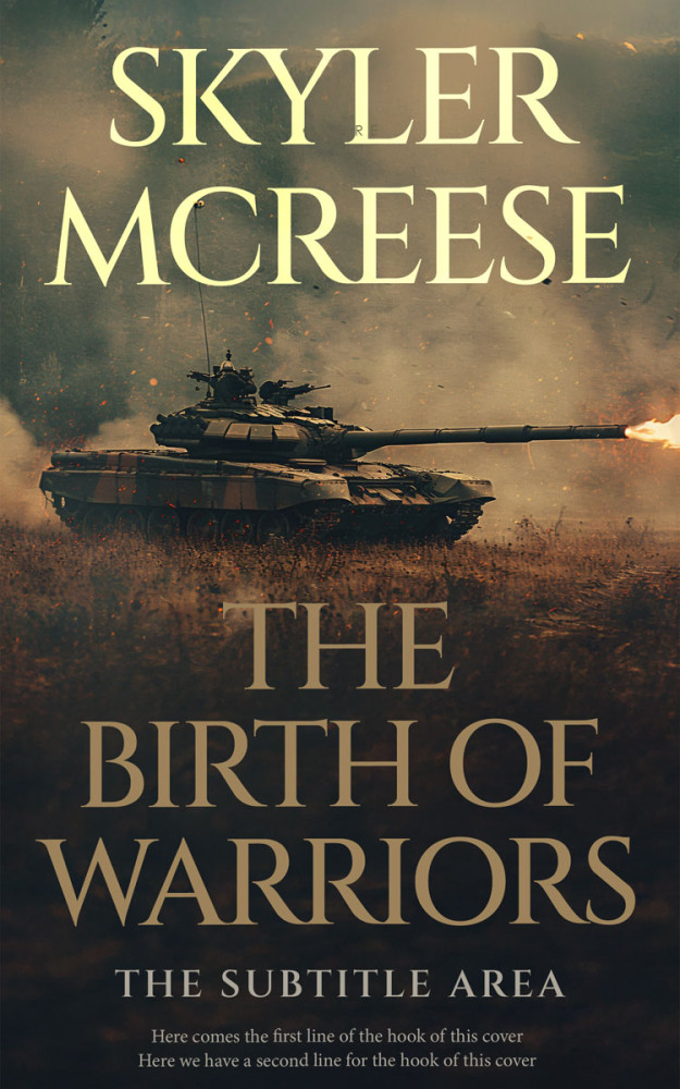 Front view of Tuatara #33924 - Premade Historical Book Cover