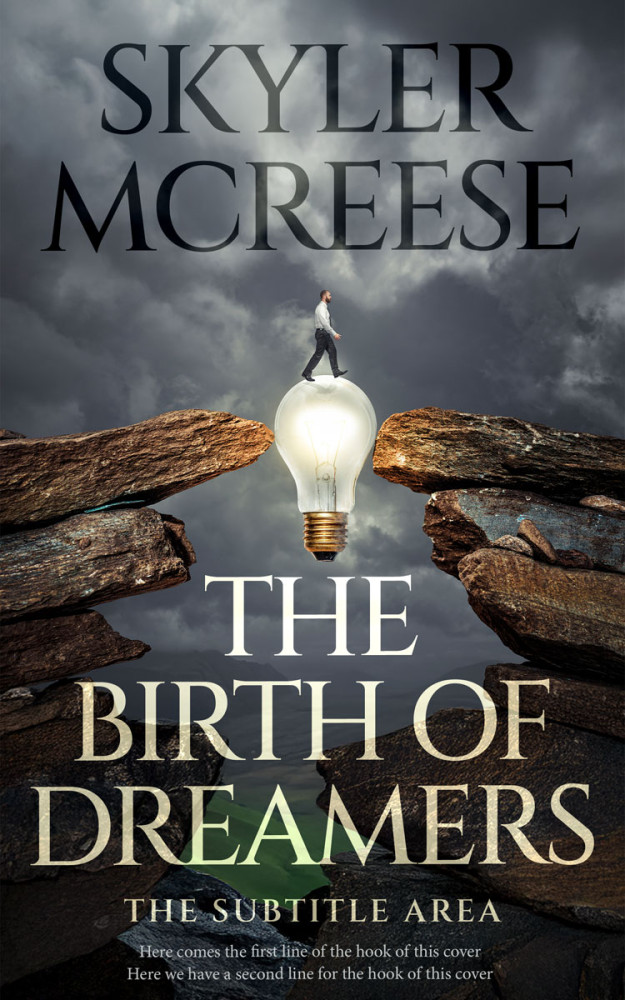 Front view of Cape Cod #33932 - Premade Business Book Cover