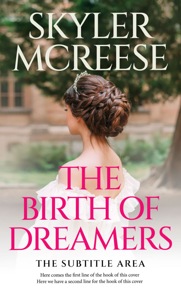 Front view of Soft Amber #33936 - Premade Romance Book Cover