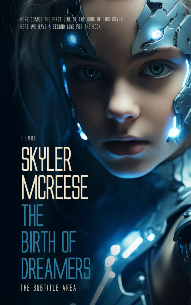 Front view of Big Stone #33939 - Premade Science Fiction Book Cover