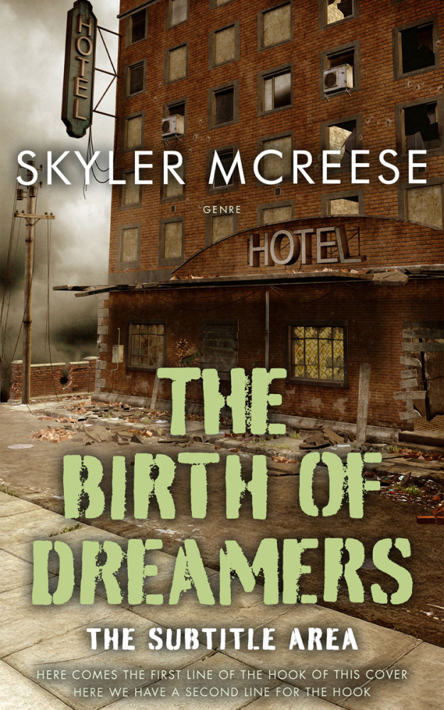 Front view of Metallic Bronze #33952 - Premade Mystery & Thriller & Suspense Book Cover