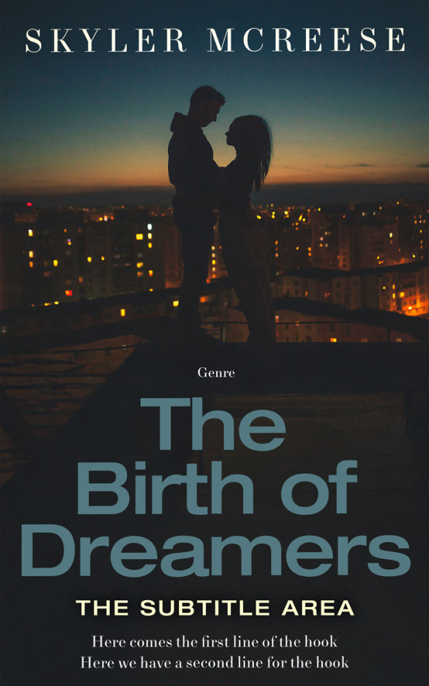 Front view of Outer Space #33992 - Premade Romance Book Cover