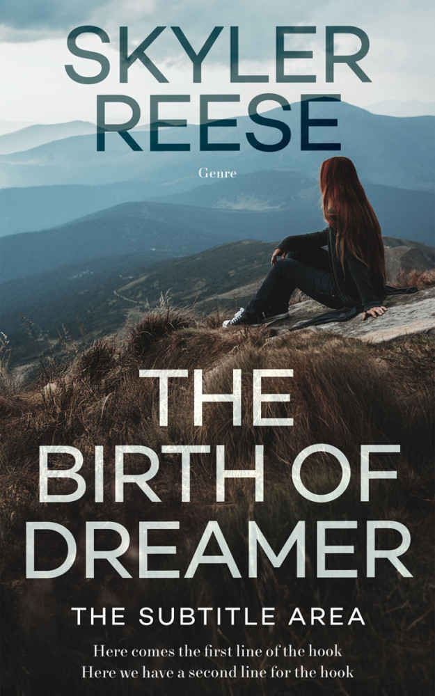 Front view of Cape Cod #33996 - Premade Literary Fiction Book Cover