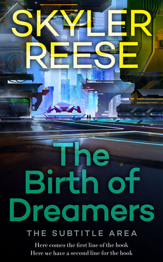 Front view of Bunker #34010 - Premade Science Fiction Book Cover