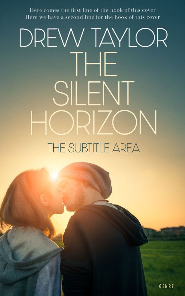 Front view of Mineral Green #34020 - Premade Romance Book Cover