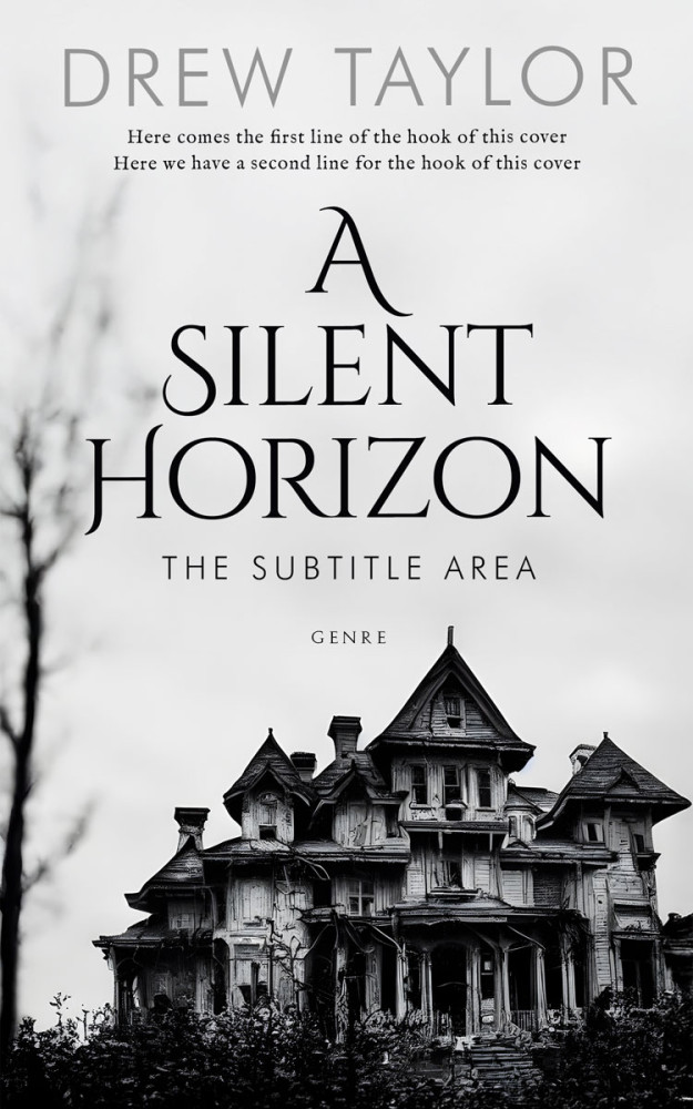 Front view of Cod Gray #34050 - Premade Mystery & Thriller & Suspense Book Cover