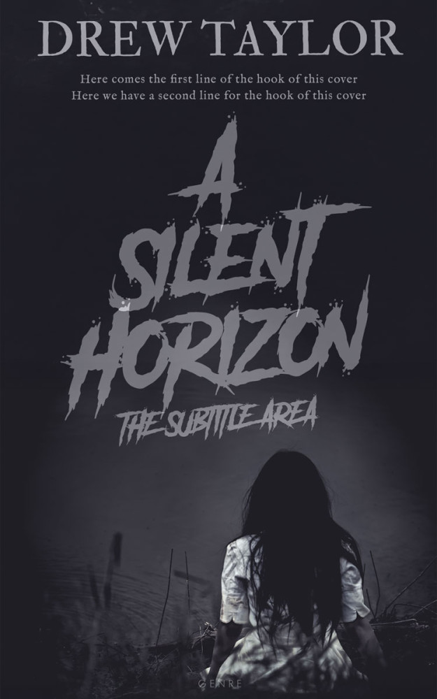 Front view of Shark #34052 - Premade Mystery & Thriller & Suspense Book Cover