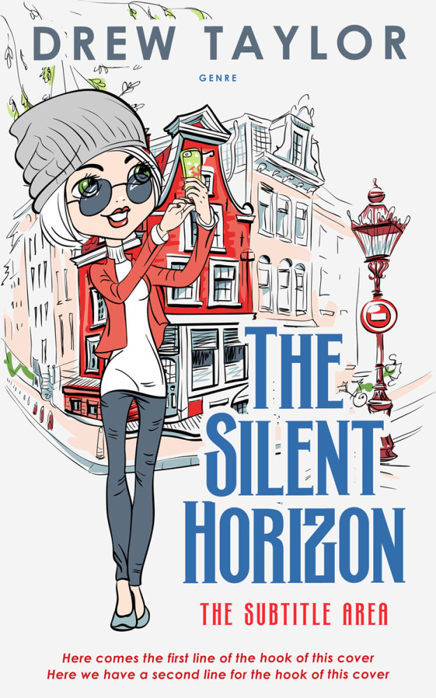 Front view of San Juan #34065 - Premade Chick Lit Book Cover