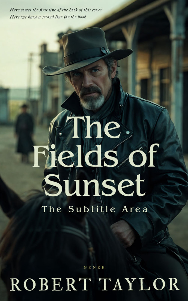 Front view of Tana #34090 - Premade Action & Adventure Book Cover