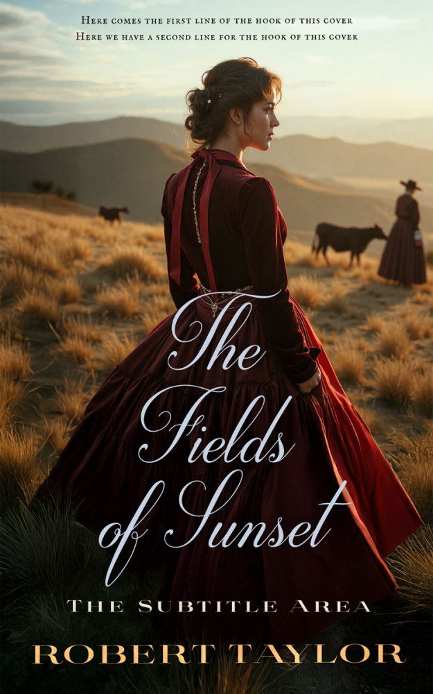 Front view of Thistle Green #34115 - Premade Romance Book Cover