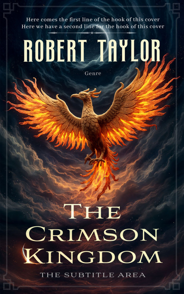 Front view of Shark #34121 - Premade Fantasy Book Cover