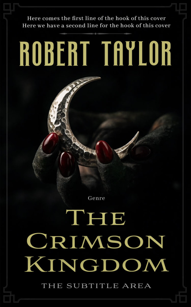 Front view of Cod Gray #34124 - Premade Mystery & Thriller & Suspense Book Cover