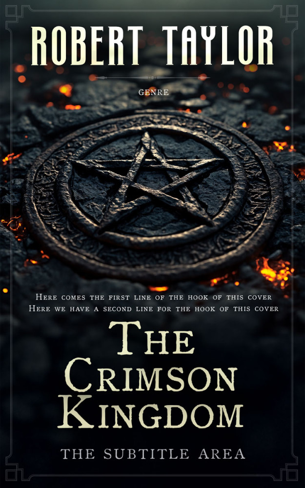 Front view of Woodsmoke #34126 - Premade Fantasy Book Cover