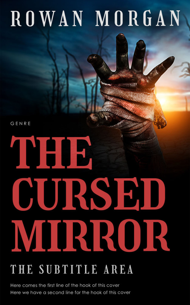 Front view of Contessa #34196 - Premade Mystery & Thriller & Suspense Book Cover