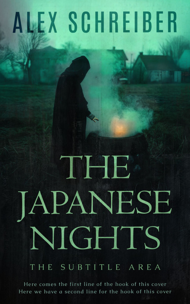 Front view of Silver Tree #34308 - Premade Horror Book Cover