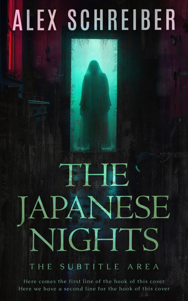 Front view of Woodsmoke #34310 - Premade Horror Book Cover