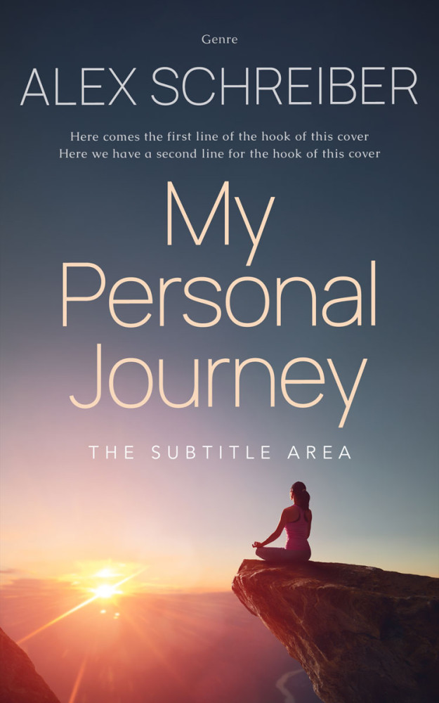 Front view of Mako #34317 - Premade Health & Mind & Body Book Cover