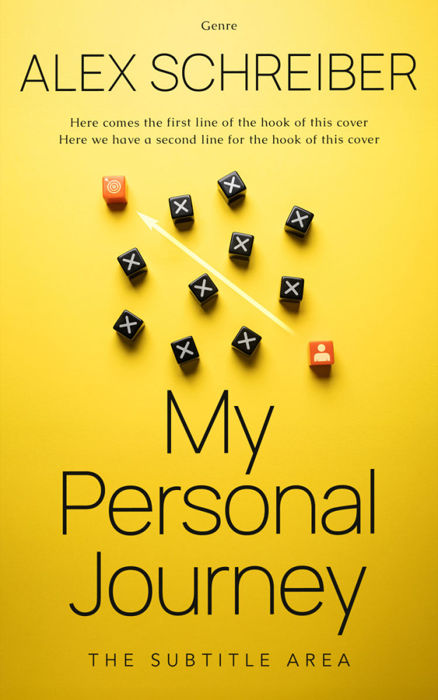 Front view of Golden Dream #34320 - Premade Self-Improvement & Self-Help Book Cover