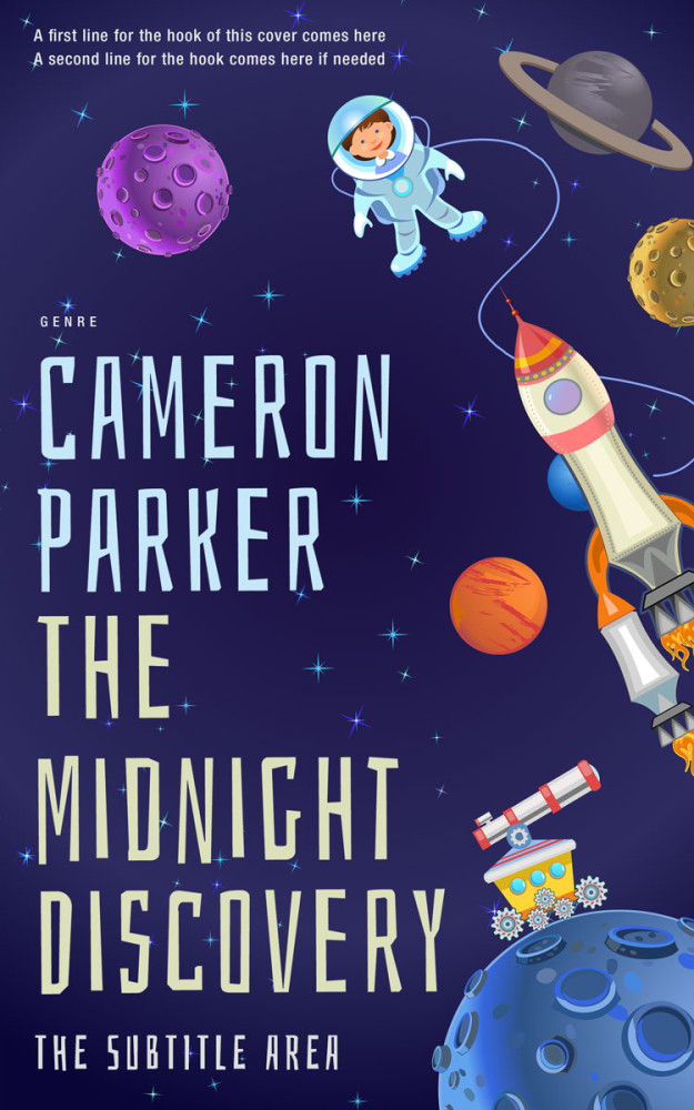 Front view of Port Gore #34367 - Premade Science Fiction Book Cover