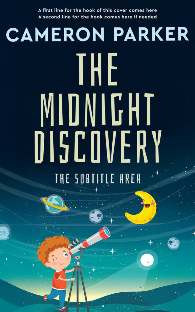 Front view of Chino #34368 - Premade Science Fiction Book Cover