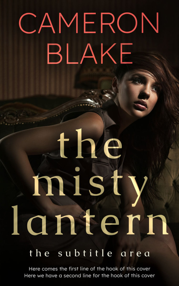 Front view of Night Rider #34426 - Premade Literary Fiction Book Cover