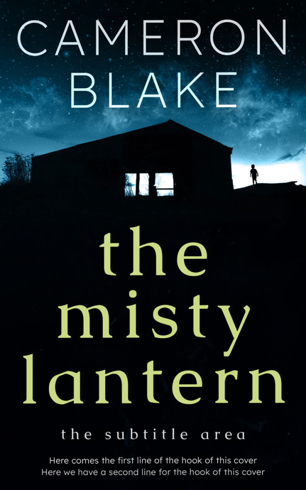 Front view of Black Bean #34437 - Premade Mystery & Thriller & Suspense Book Cover