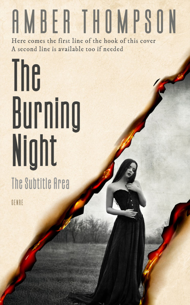 Front view of Dune #34444 - Premade Abstract Book Cover