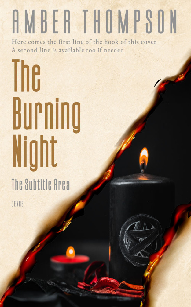 Front view of Parchment #34448 - Premade Mystery & Thriller & Suspense Book Cover