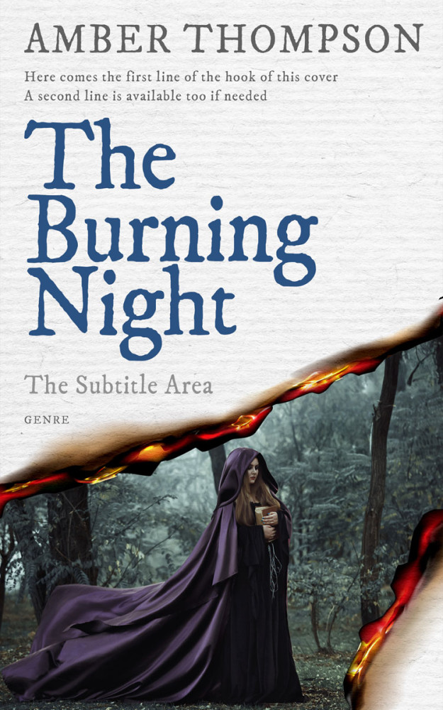 Front view of Gray Nurse #34456 - Premade Mystery & Thriller & Suspense Book Cover