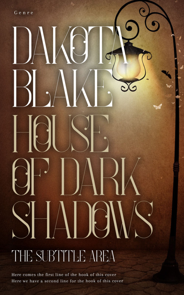 Front view of Metallic Bronze #34487 - Premade Poetry Book Cover