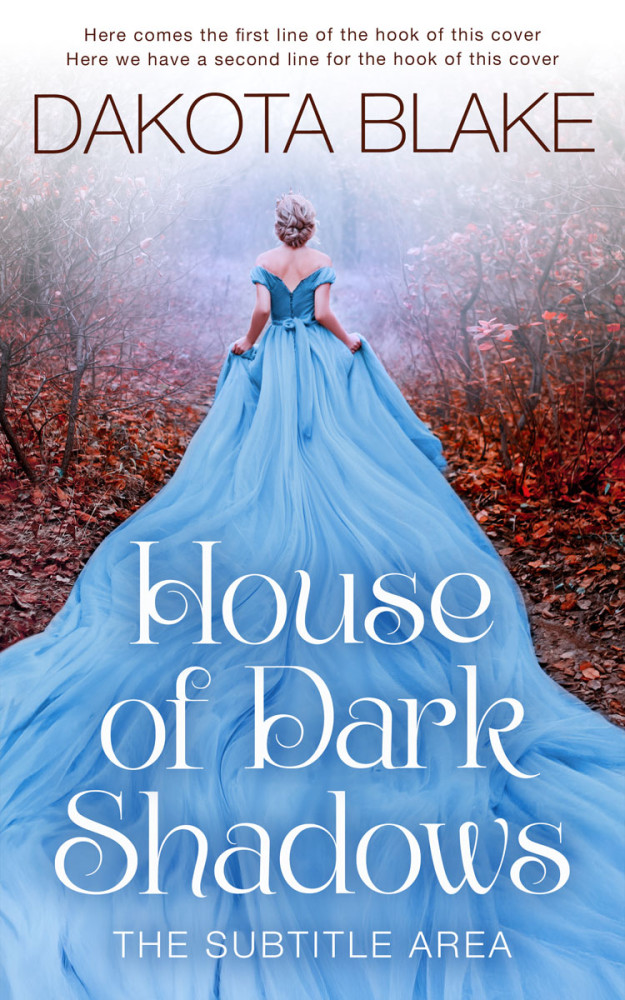 Front view of Danube #34497 - Premade Fantasy Book Cover