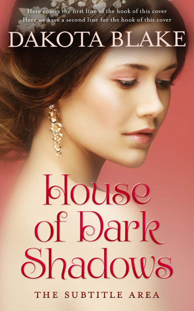 Front view of Cameo #34504 - Premade Romance Book Cover