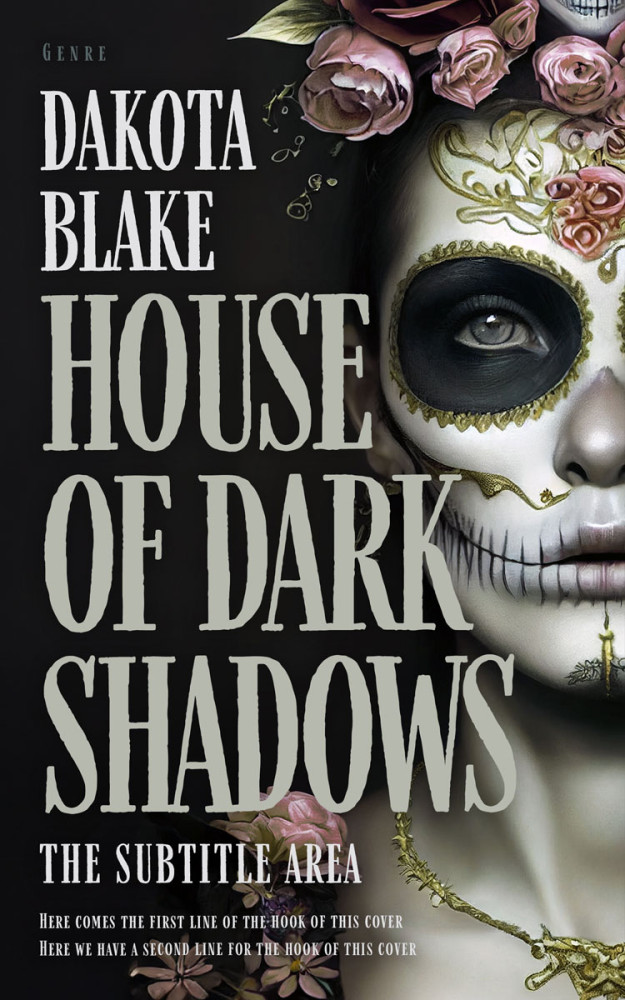 Front view of Dune #34512 - Premade Horror Book Cover