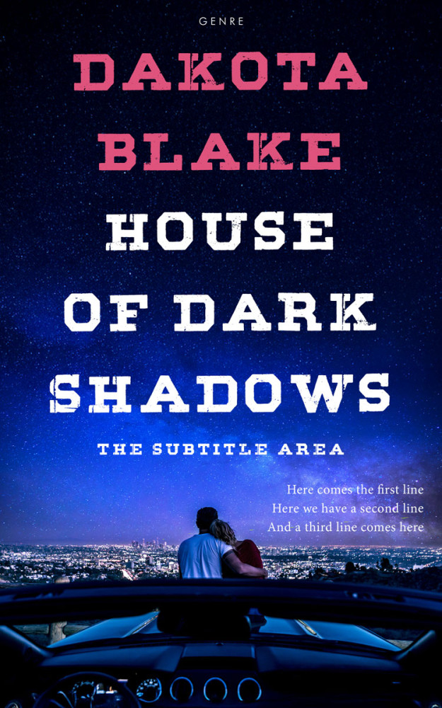 Front view of Black Pearl #34539 - Premade Mystery & Thriller & Suspense Book Cover