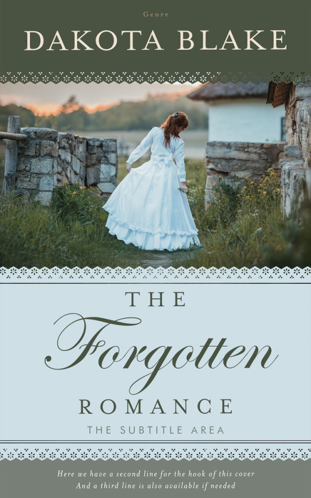 Front view of Loblolly #34620 - Premade Romance Book Cover