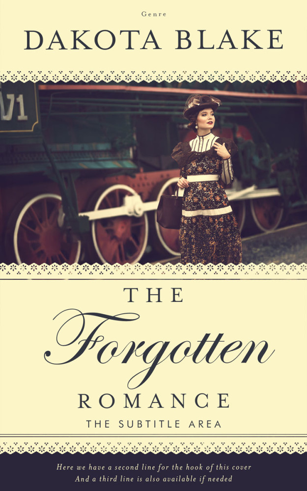 Front view of Blackcurrant #34621 - Premade Romance Book Cover