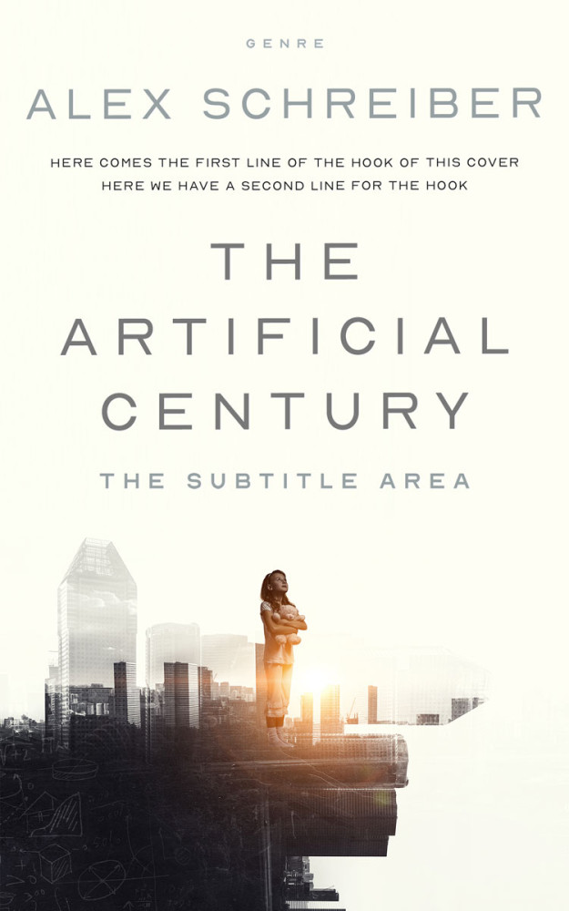 Front view of Mine Shaft #34634 - Premade Science Fiction Book Cover