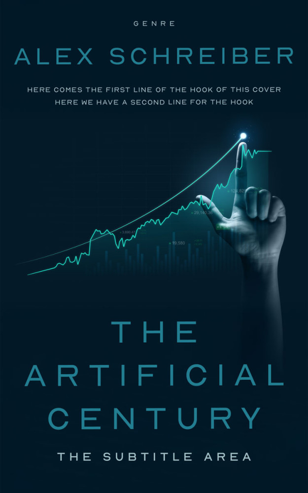 Front view of Black Pearl #34639 - Premade Business Book Cover