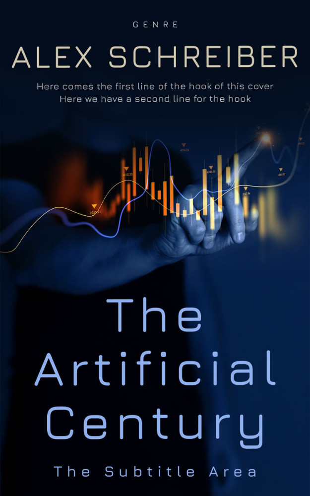 Front view of Black Pearl #34643 - Premade Science Fiction Book Cover