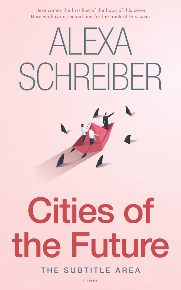 Front view of Cherub #34685 - Premade Business Book Cover