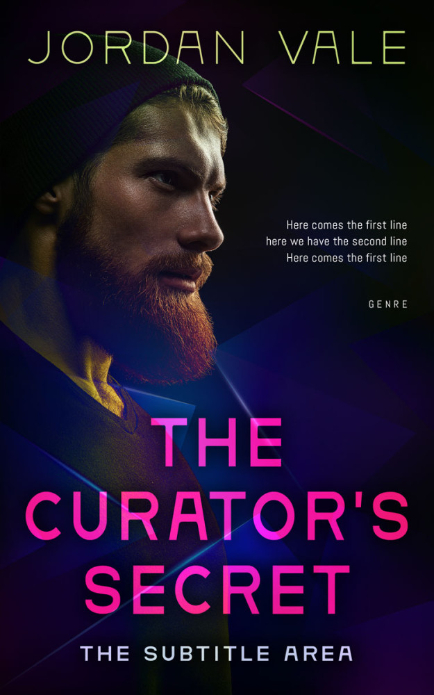 Front view of Ebony #34707 - Premade Mystery & Thriller & Suspense Book Cover