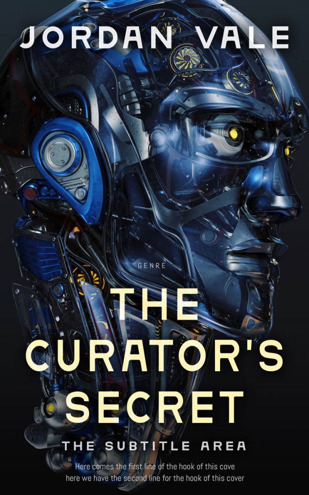 Front view of Bunker #34709 - Premade Science Fiction Book Cover