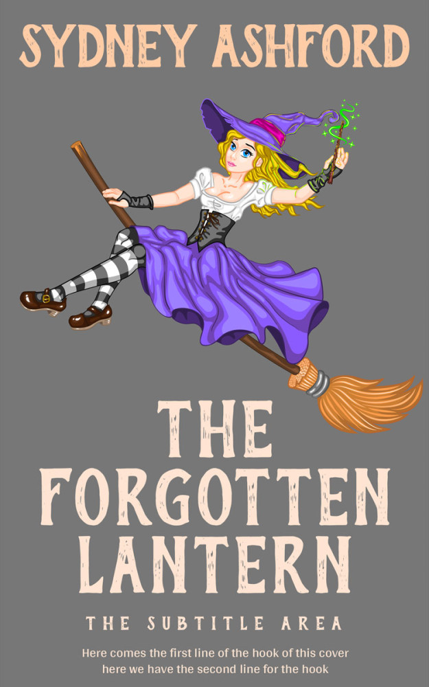 Front view of Empress #34755 - Premade Fantasy Book Cover