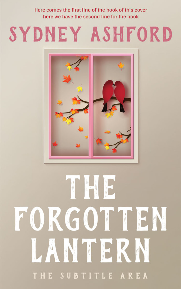 Front view of Soft Amber #34769 - Premade Romance Book Cover