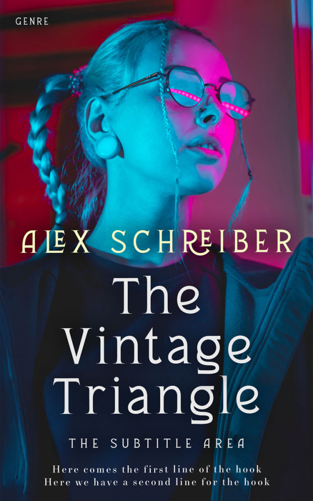 Front view of Bleached Cedar #34804 - Premade Literary Fiction Book Cover