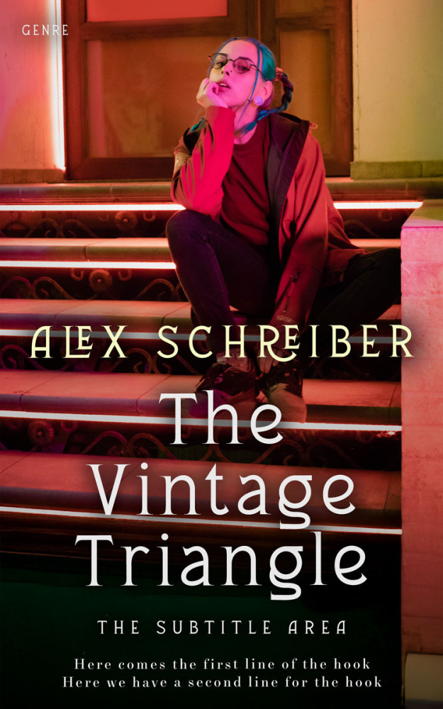 Front view of New York Pink #34805 - Premade Mystery & Thriller & Suspense Book Cover