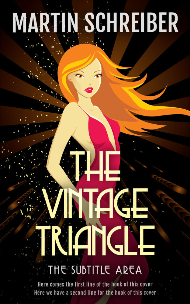 Front view of Asphalt #34819 - Premade Literary Fiction Book Cover