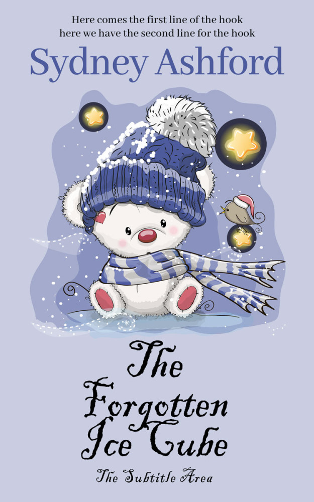 Front view of Blue Haze #34840 - Premade Children's Book Cover