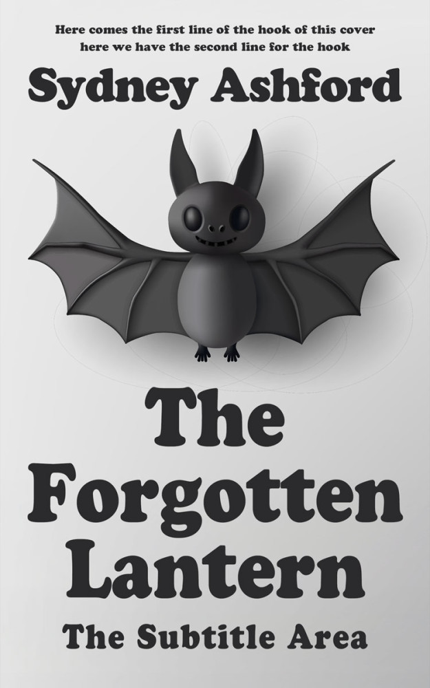 Front view of Quill Gray #34841 - Premade Fantasy Book Cover