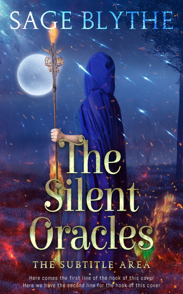 Front view of Rhino #34904 - Premade Fantasy Book Cover